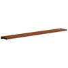 vidaXL Window Sill Brown Wood 160 x 25 x 4.5 cm PVC
