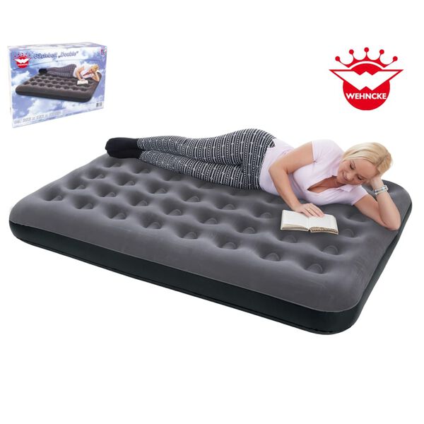 Happy People Air Bed Double 203x152x22 cm Anthracite
