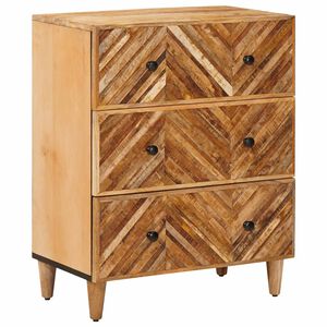 vidaXL Storage Cabinets Brown 60 x 33.5 x 75 cm Solid Mango Wood