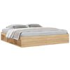 vidaXL Bed Frame without Mattress Sonoma Oak 200x200 cm