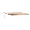 vidaXL Electric Retractable Awning Blue, Orange and Anthracite 4 x 3 m