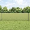 vidaXL Fence with Post Grey 0.6 x 10 m Steel and PVC