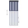 vidaXL Outdoor Roller Blind 60x250 cm Blue and White