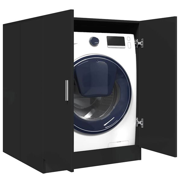 vidaXL Washing Machine Cabinet Black 71x71.5x91.5 cm