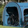 vidaXL Bike Storage Tent with Roof Blue 218 x 156 x 180 cm