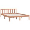 vidaXL Bed Frame without Mattress Honey Brown Solid Wood 120x200 cm