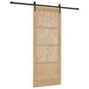 vidaXL Sliding Door ORKDAL Natural 86 x 211 cm Solid Pine Wood