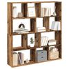 vidaXL Book Cabinet Old Wood 132x29x141.5 cm Engineered Wood