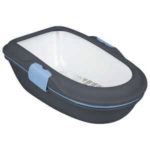 TRIXIE Cat Litter Tray Berto 39x22x59 cm Dark Grey 40154