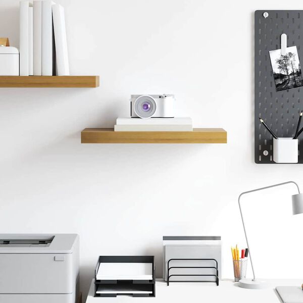 vidaXL Wall Shelf Wall-mounted Brown 50 x 23 x 4 cm Engineered Wood