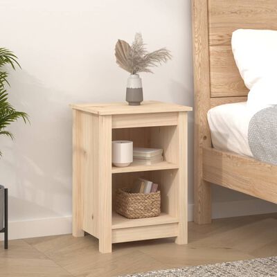 vidaXL Bedside Cabinets 2 pcs 40x35x55 cm Solid Wood Pine