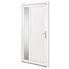 vidaXL Front Door White 108x208 cm PVC