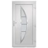 vidaXL Front Door Anthracite 98x190 cm PVC