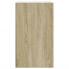 vidaXL Wall Cabinet Sonoma Oak 75x35x60 cm Engineered Wood