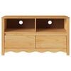 vidaXL TV Cabinet Drammen Oak 99 x 43 x 55 cm Solid Pine wood