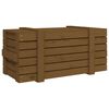 vidaXL Storage Box Honey Brown 91x40.5x42 cm Solid Wood Pine