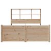 vidaXL Bookcase Bed without Mattress 160x200cm Solid Wood Pine