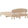 vidaXL Bed Frame without Mattress 140x200 cm Solid Wood Pine