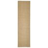 vidaXL Sisal Rug for Scratching Post 66x250 cm