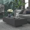 vidaXL Coffee Table Grey 100x49.5x31 cm Engineered Wood