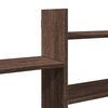 vidaXL Wall Shelf Brown Oak 167.5x18x68 cm Engineered Wood