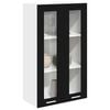 vidaXL Hanging Cabinet Riga Black Oak 60 x 31 x 100 cm Engineered Wood