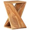 vidaXL Side Table | Brown | Solid Acacia wood | Compact | Durable | Side Table
