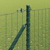 vidaXL Fence Post 7 pcs Green Steel