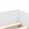 vidaXL Bed Frame with Drawers without Mattress White 90x200 cm