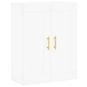 vidaXL Wall Mounted Cabinet White 69.5x34x90 cm Engineered Wood