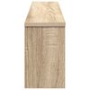 vidaXL Wall-Mounted Coat Rack with Shelf Sonoma oak 100 x 16 x 26 cm