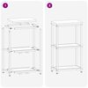 vidaXL Kitchen Storage with Shelf Silver 30 x 50 x 92 cm Steel