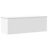vidaXL Storage Box White 102x35x35 cm Engineered Wood