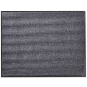 vidaXL Door Mat Grey 90 x 150 cm PVC