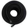 vidaXL Garden Soaker Hose Black 0.6" 50 m Rubber
