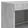 vidaXL Sideboard with LED Lights Concrete Grey 163x37x67 cm
