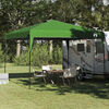 vidaXL Pop-up Canopy Tent Green 300 x 300 cm Fabric