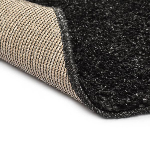 vidaXL Shaggy Area Rug 120 cm Anthracite