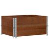 vidaXL Garden Planter Brown 80x60 cm Solid Wood Pine