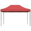 vidaXL Party Tent Folding Burgundy 279 x 410 x 315 cm Oxford Fabric