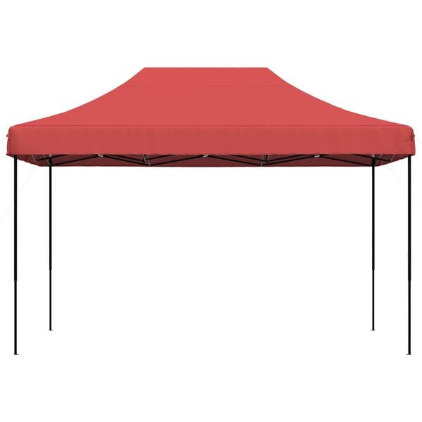vidaXL Party Tent Folding Burgundy 279 x 410 x 315 cm Oxford Fabric