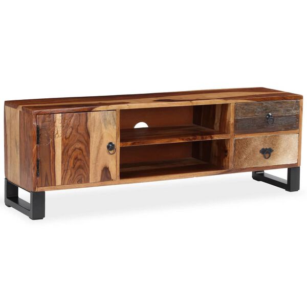 vidaXL TV Cabinet Solid Acacia Wood 120x30x40 cm