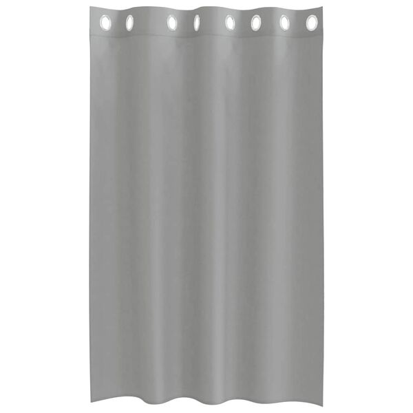 vidaXL Voile Curtains with Grommets 2 pcs Light Grey 140x175 cm