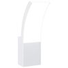 vidaXL Outdoor LED Wall Light White Die-cast Aluminium