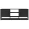 vidaXL TV Cabinet Black 100x35x41 cm Engineered Wood and Metal