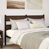 vidaXL Headboard Brown Oak 135 cm Steel and Engineered Wood