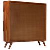 vidaXL Highboard Solid Reclaimed Wood 150x40x152 cm