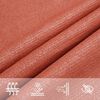 vidaXL Sunshade Sail 160 g/m² Terracotta 3x3 m HDPE