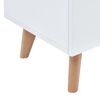 vidaXL TV Cabinet White 120x40x46 cm MDF