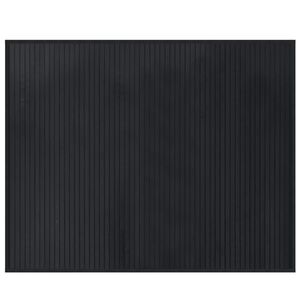vidaXL Rug Rectangular Black80x100 cm Bamboo